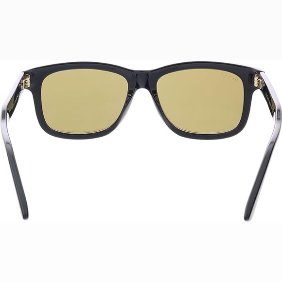 NEW AUTHENTIC GUCCI BLACK YELLOW SUNGLASSES GUCCI MEN SUNGLASSES - Picture 5 of 6